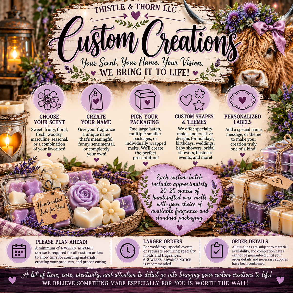Custom Wax Melts